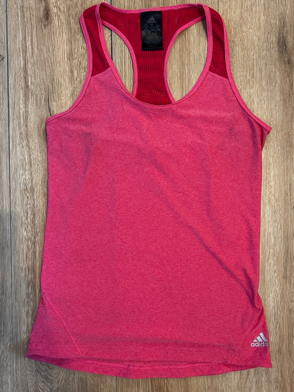 adidas Women’s Pink Racerback Performance Tank